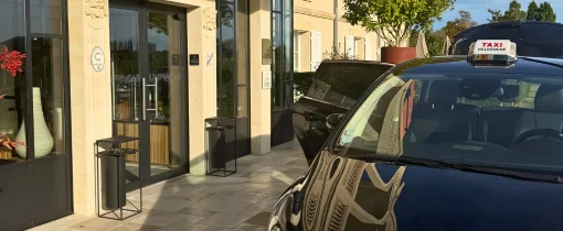 taxi libourne porte ouverte en attente client